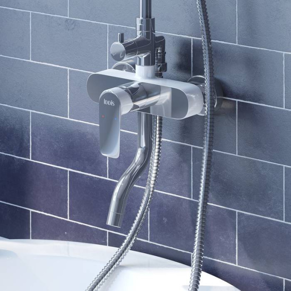 Душевая система IDDIS Cloud CLOSB00i06, хром/белый